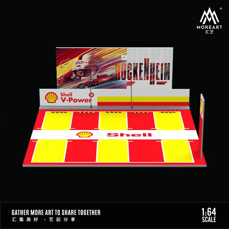 Estacionamiento modelo escena 1:64 simulación de aleación modelo de coche de juguete de almacenamiento de coches pantalla de luz decoración regalo