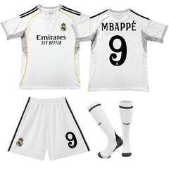 2526新皇馬ホームサッカー服セット9号ムバペユニフォーム5ベリンガム7ビニシウスCロ