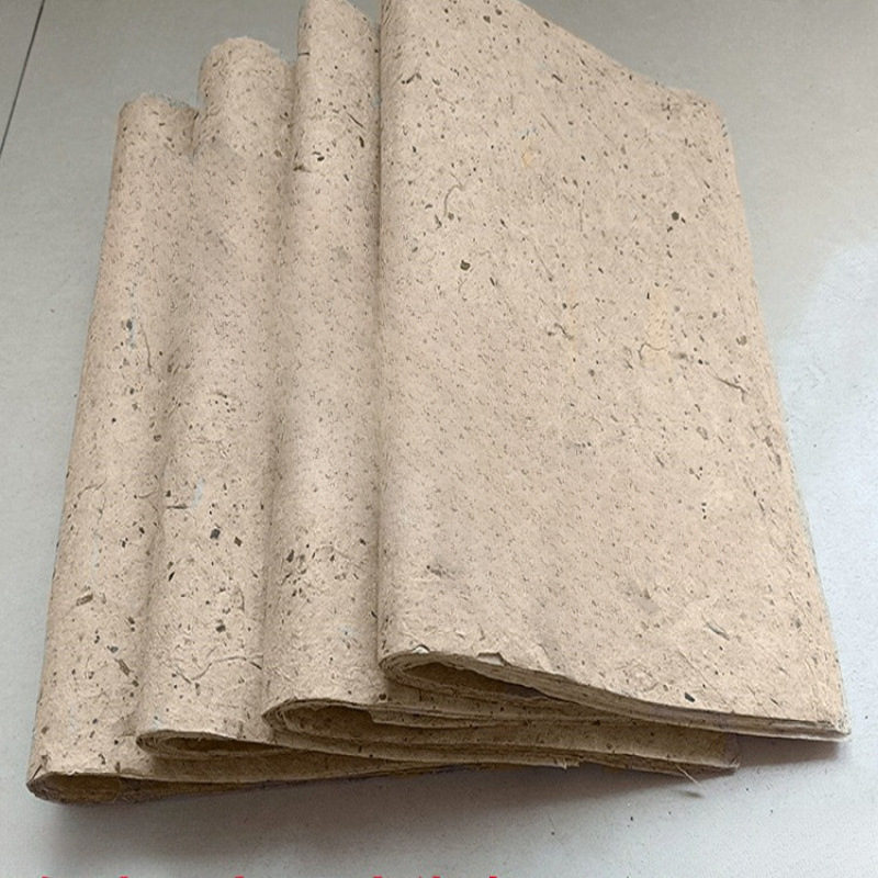 血料桑皮纸民国毛边纸仿古桑皮纸卷艾条纸艾灸封坛桑皮纸绘画