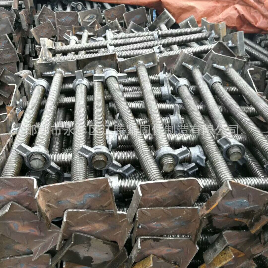 镀锌底托顶丝 建筑可调节支撑丝杠 脚手架配件顶丝 空心 实心顶托