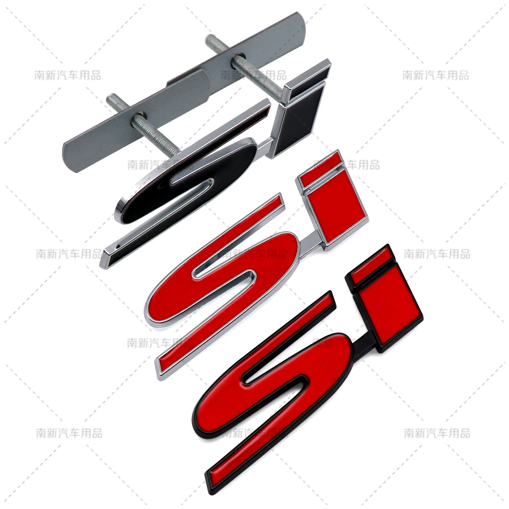Applicable to SI mid -net standard Honda Civic Si mid -network modification 3D three -dimensional metal mid -mesh modification modification