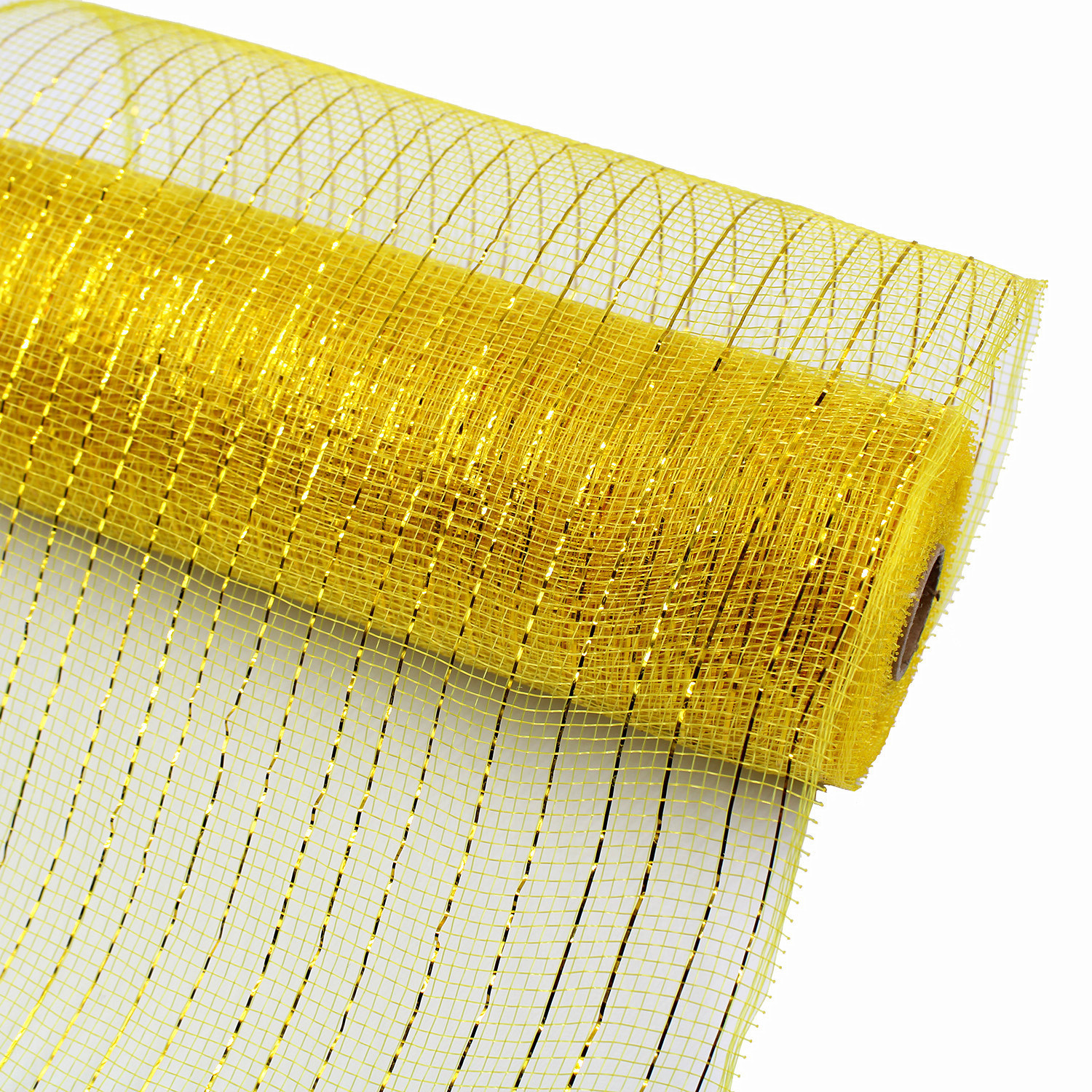 En stock al por mayor borde parrilla PP malla Navidad guirnalda haciendo guirnalda material decorativo malla Halloween