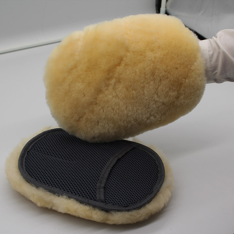 One-sided Thickened Wool Car Wash Gloves Car Wash Gloves Car Beauty Wax Cleaning Gloves Car Wash Supplies