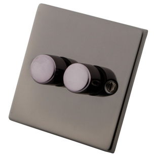 Ӣ�����ɫ���P�2�_�ο��{���_�P 2 GANG 1 WAY 100W LED DIMMER