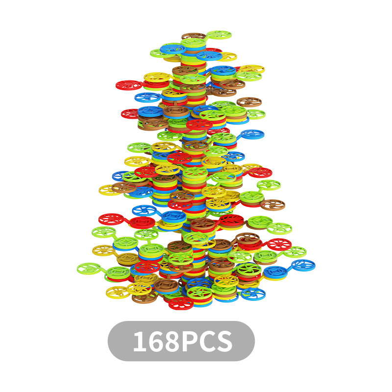 árbol de pila de equilibrio bloque de construcción interactivo padre-hijo iluminación infantil puzzle de pila de pila de alta pila de música de equilibrio árbol juguete de inserción image 8