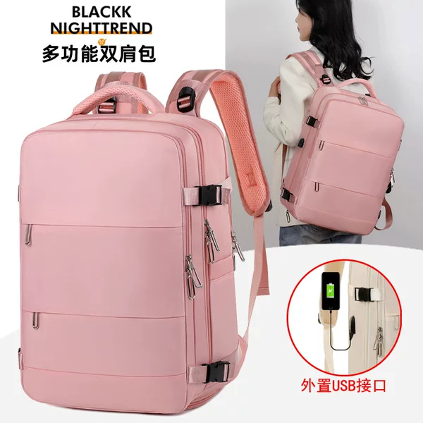 Hot selling travel backpack large capacity men's and women's business commuter casual backpack multi-compartment schoolbag laptop bag