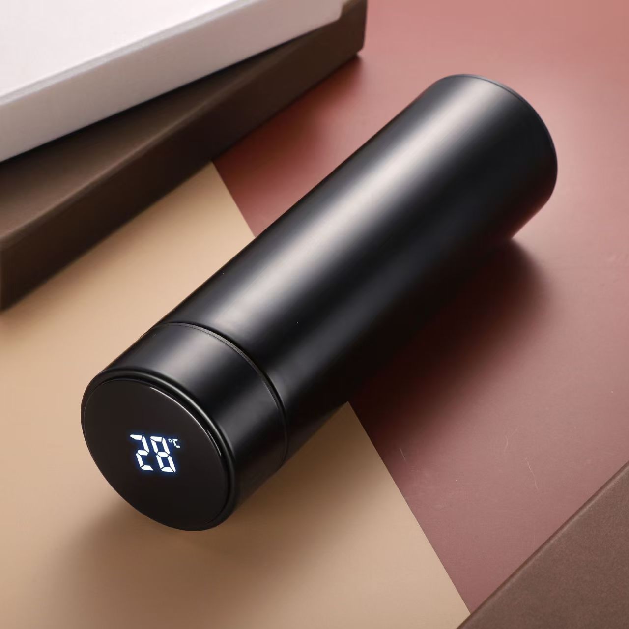 Taza de acero inoxidable impresa personalizada logotipo grabado temperatura de apertura evento de regalo publicidad taza de agua regalo