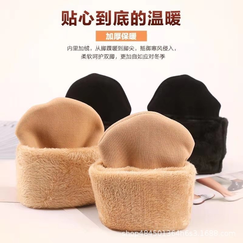 冬の雪の靴下の現物の純色の光の足の神器の男女の通用のベルベットの厚い保温のレジャーの床板の月子の靴下|undefined