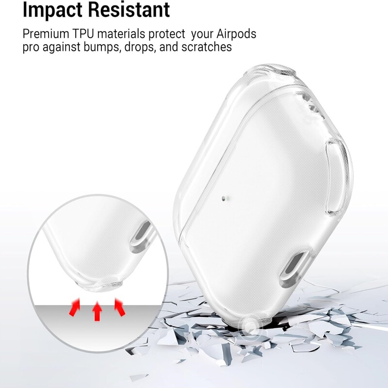 新款透明适用苹果2025新款airpods pro3耳机壳tpu蓝牙耳机保护套|undefined