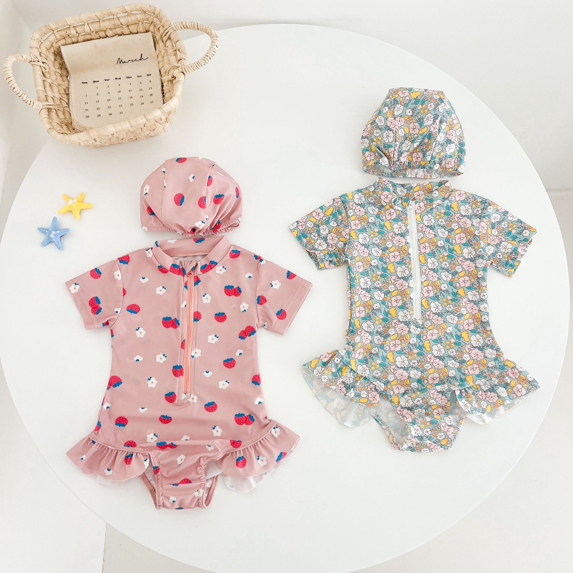 Children's Swimsuit 2025 Summer New Little Girl Baby Swimsuit Girl Swimsuit One-Piece Summer Baby Swimsuit