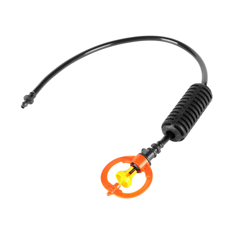 6mm tipo manzana rotatoria micro pulverización de pulverización de pulverización de invernadero colgante invertido 360 grados pulverización de riego automático diámetro de pulverización 8 metros