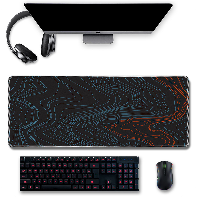 Alfombrilla de Ratón Grande US Dollar Heat Map, Borde Antideslizante, Engrosada