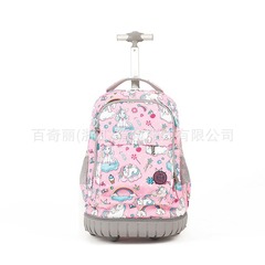 小學生拉杆書包靜音輪男孩女生兒童大容量防水可爬樓背包廠家直銷