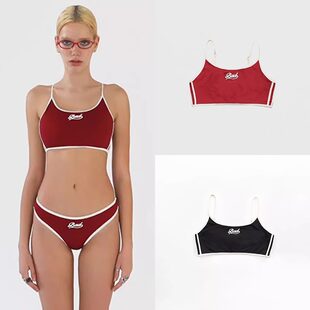 Korean badblood bcac series American hot girl sports suspender vest women short niche fashion top