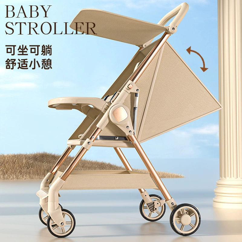 Folding children's handheld walk stroller to go out, new collection