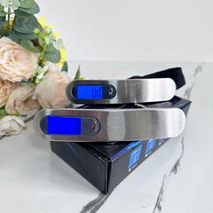 Electronic Handheld Scale, Luggage Scale 50kg Hook Scale, Electronic Scale Fishing Scale, Suitcase Scale, Travel Scale, Stainless Steel Handheld Scale