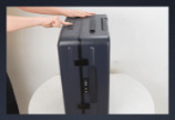 Vali nhôm khung Mango Bird mở nắp trước, size cabin 20 inch kèm khóa số — Khóa kéo thông thường kinh doanh lao động lớn màu đen có thể lên máy chi tiết 13