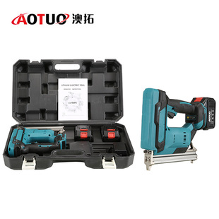 New lithium electric nail gun woodworking household DIY wood plastic nailing device woodworking nail gun electric nail gun