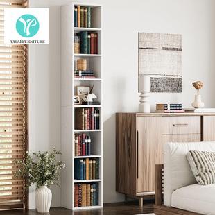 Bookshelf Storage Rack Floor-Standing Storage Simple Bookcase Amazon European and American New Panel Furniture Factory Wholesale