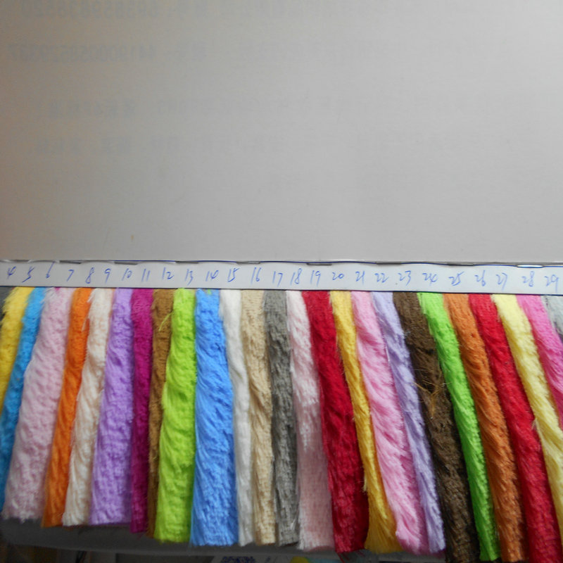 10毛高有光小兔毛南韩兔毛PV绒无光彩色秋冬家纺玩具服装面料批发