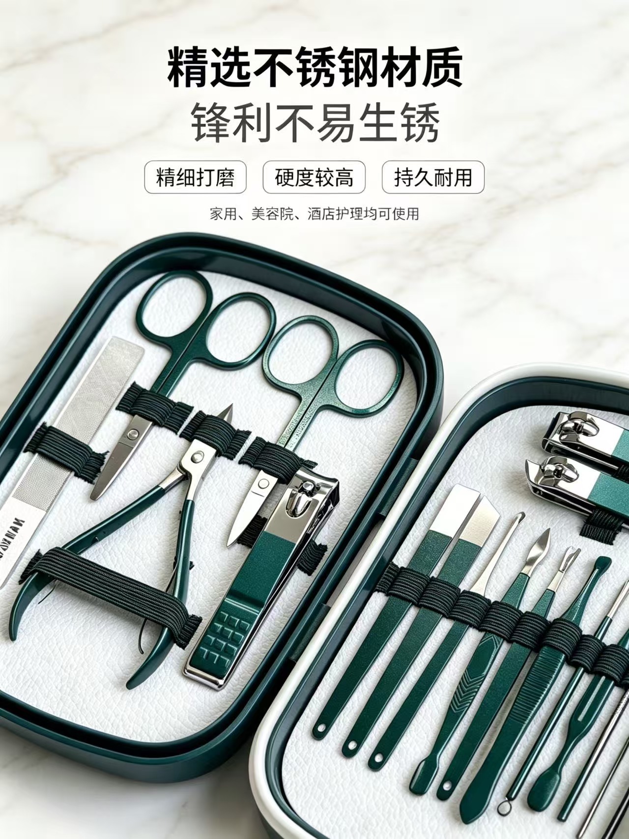 Nail Clippers Set Complete Manicure Tools Multifunctional Nail Scissors Dead Skin Remover Pedicure Tools Professional Ingrown Nail Care