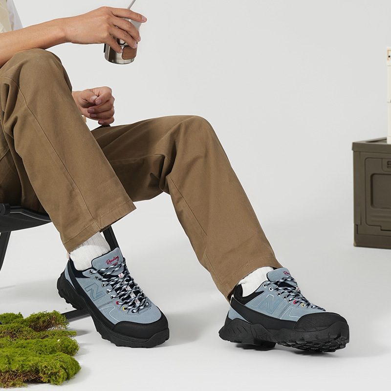 Giày sneaker unisex đế dày phong cách thể thao ngoài trời — 1888 Yến Mạch Nâu