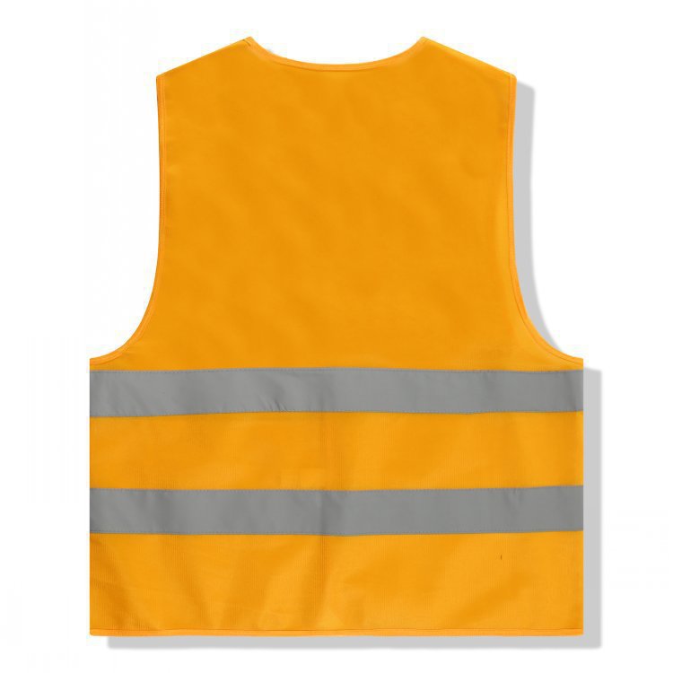 Chaleco de Seguridad Reflectante de Poliéster Alta Visibilidad, Reflectante, para Seguridad Vial y Motocicleta
