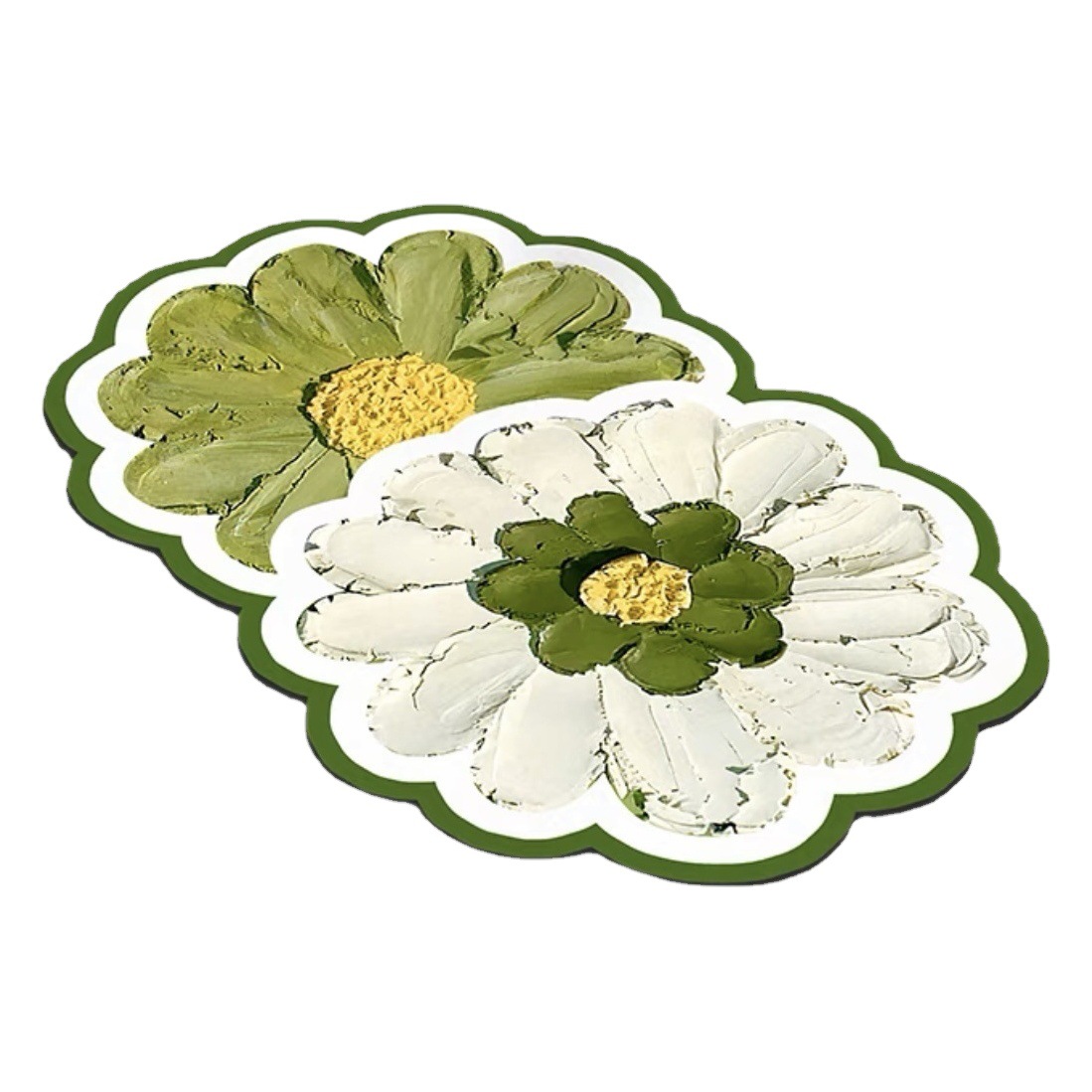 Alfombra de piso de baño de flores de forma especial alfombra de pie de puerta de baño alfombra de baño absorbente antideslizante resistente a las caídas estera suave