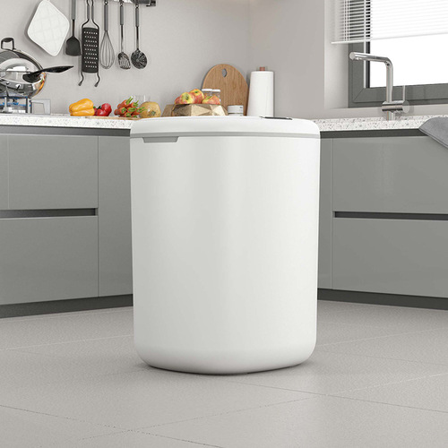 18L smart induction trash can cross-border home living room automatic kitchen with lid high-looking bathroom charging model