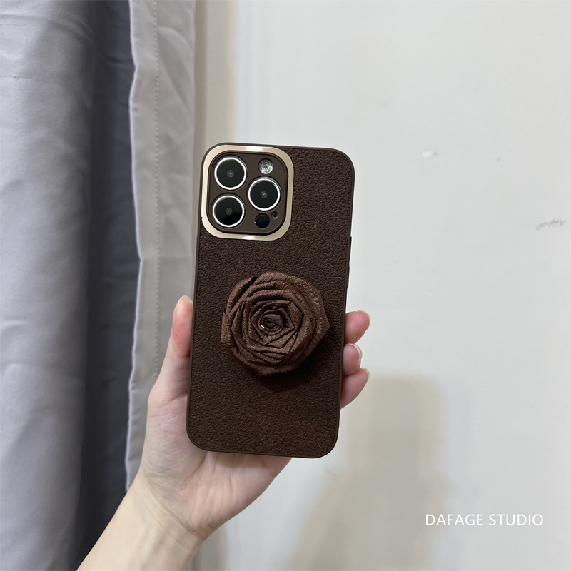 Vintage mes pit 15PROMAX Rosa soporte iPhone12 para Apple 13 teléfono móvil caso 14PM hembra 15