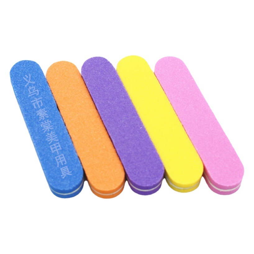 Sponge Short File Manufacturer Direct Sale Washable Sponge File Polishing Grinding File Mini Short Sponge Polishing File 9×2 Sanding Strip