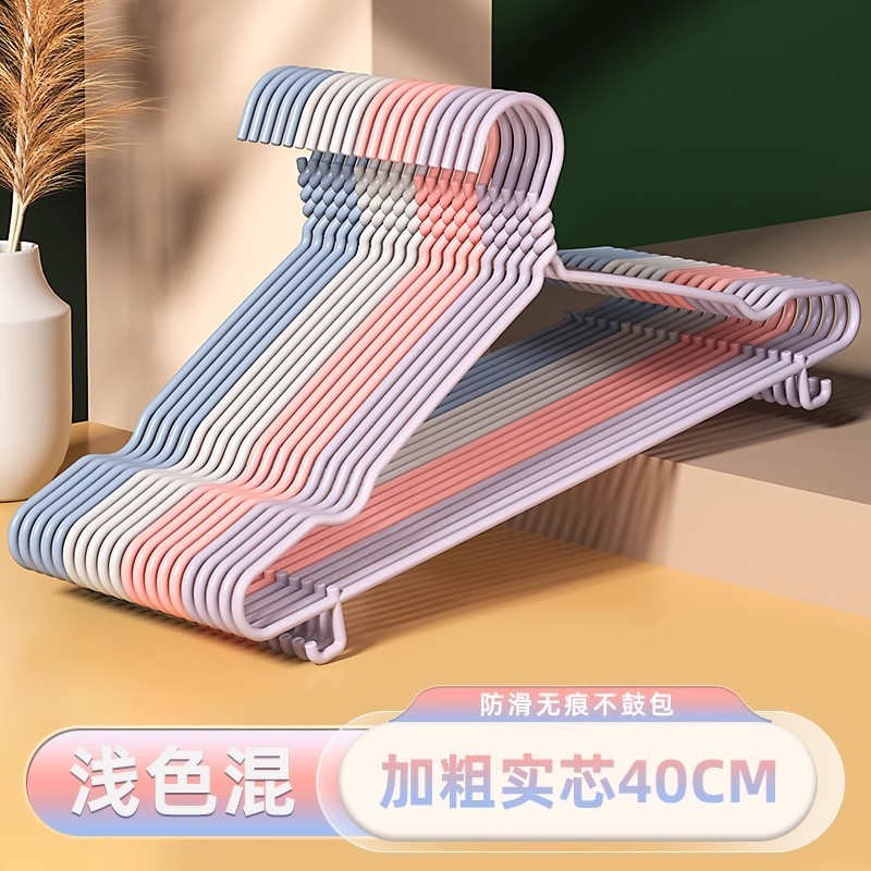 加粗加大衣架家用无痕衣撑撑子晾衣服架儿童晒挂衣架子宿舍用学生|undefined