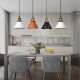 Scandinavian Simple Creative Living Room Restaurant Bar Bedroom Study Macaron Postmodern Single Head Three Head Chandelier Cross-border