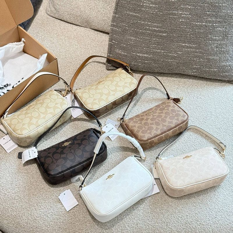 Nolita19 Classic Vintage Mahjong Bag Retro Handbag Shoulder Underarm Crossbody Bag Fashionable Versatile Women's Bag