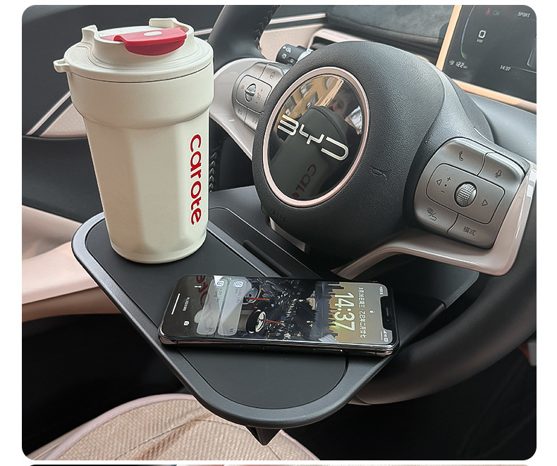 Special Byd Seagull Steering Wheel Car-Mounted Folding Laptop Stand Interior Modification Accessories