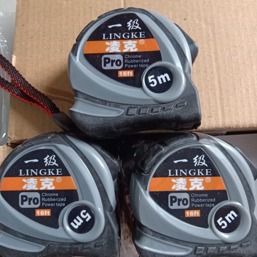 批发卷尺包胶黑灰色漆条尺带卷尺公制3米5米7.5米10米 盒尺钢卷尺