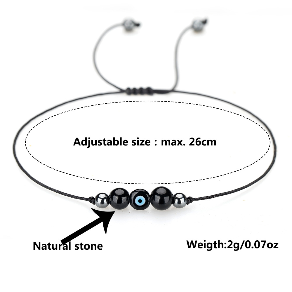 Lucky Evil Eye Red String Bracelet Adjustable Protection Jewelry_voghion.com