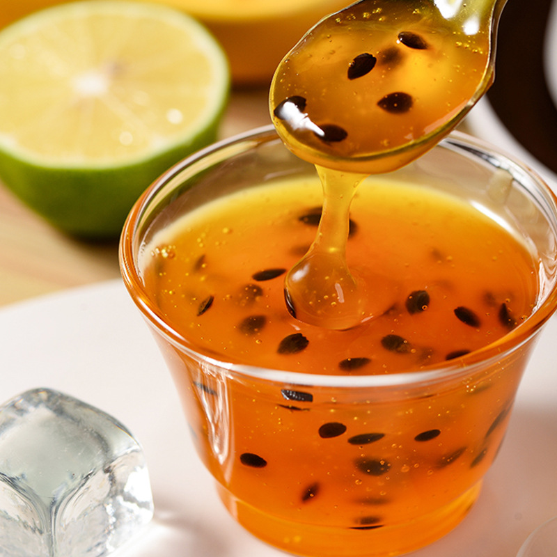 Fresh and Tasty Passion Fruit Jam Milk Tea Iced Jelly Special Concentrated Passion Fruit Puree Commercial Lemon Passion Fruit Jam Wholesale