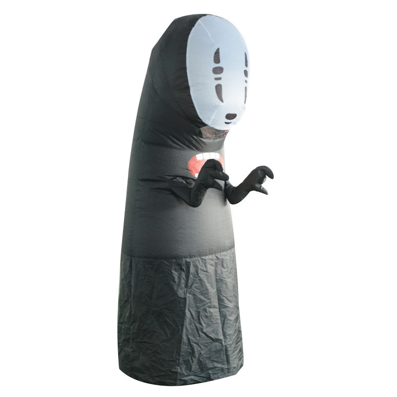 Fantasmas transfronterizas de Halloween fiesta sin cara hombre divertido cosplay ropa inflable atmósfera escenario ropa de props