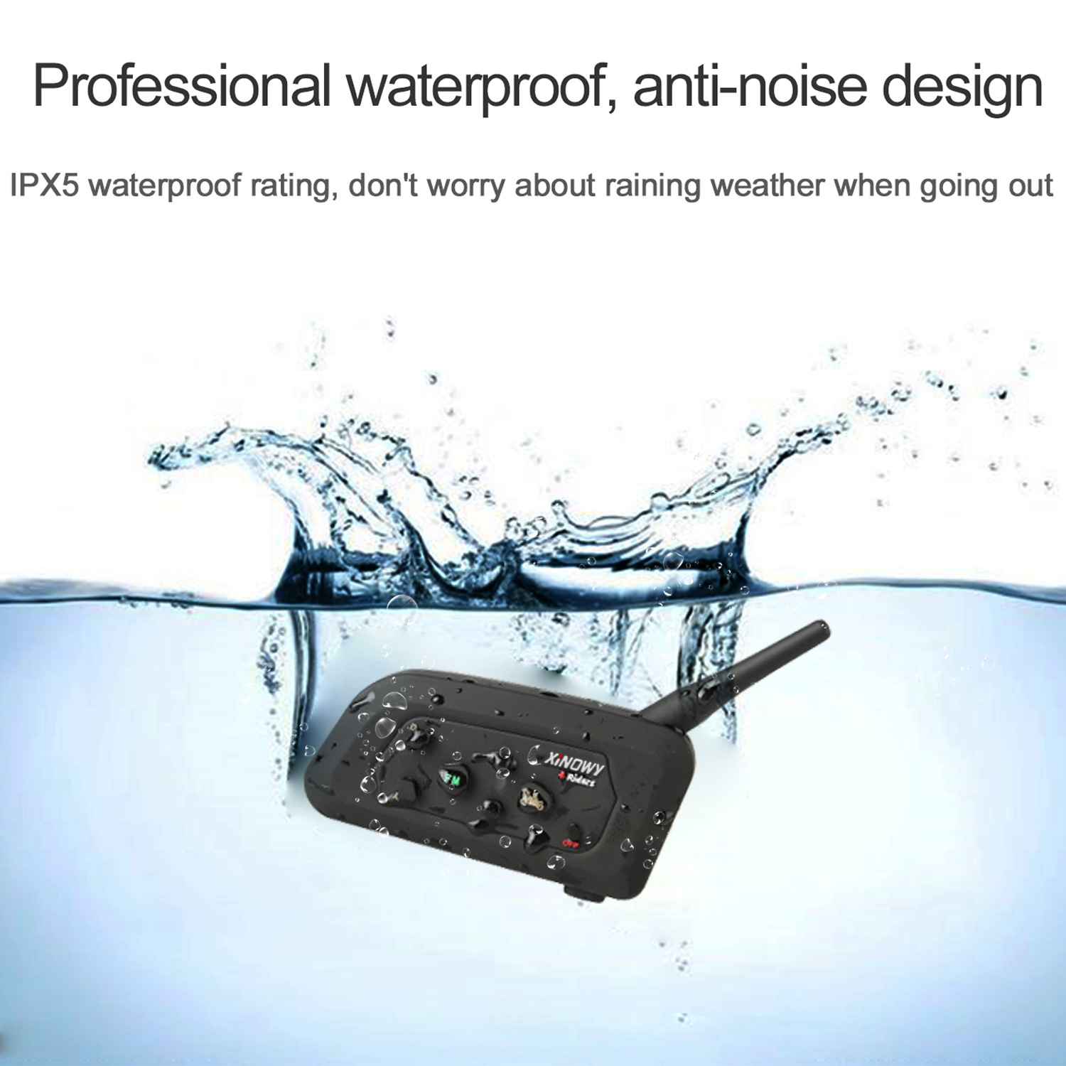 Xinowyv4Cpro Right-Ear Football Referee Intercom Headset for 4 People, Simultaneous Referee Intercom, 3 Sets, 4 Sets