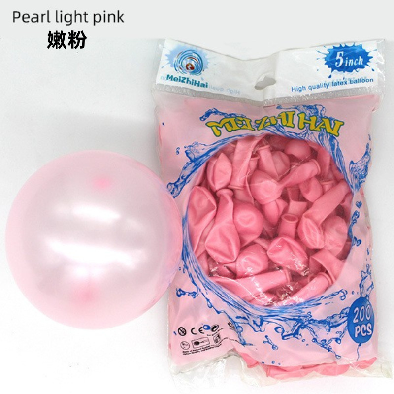 Personalizado 5 pulgadas set de globos de navidad gruesa personalizado flotar aire fiesta de cumpleaños decoración diseño de escena