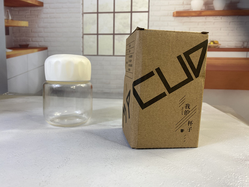 Caja de papel de la taza gorda Kraft (100/box)