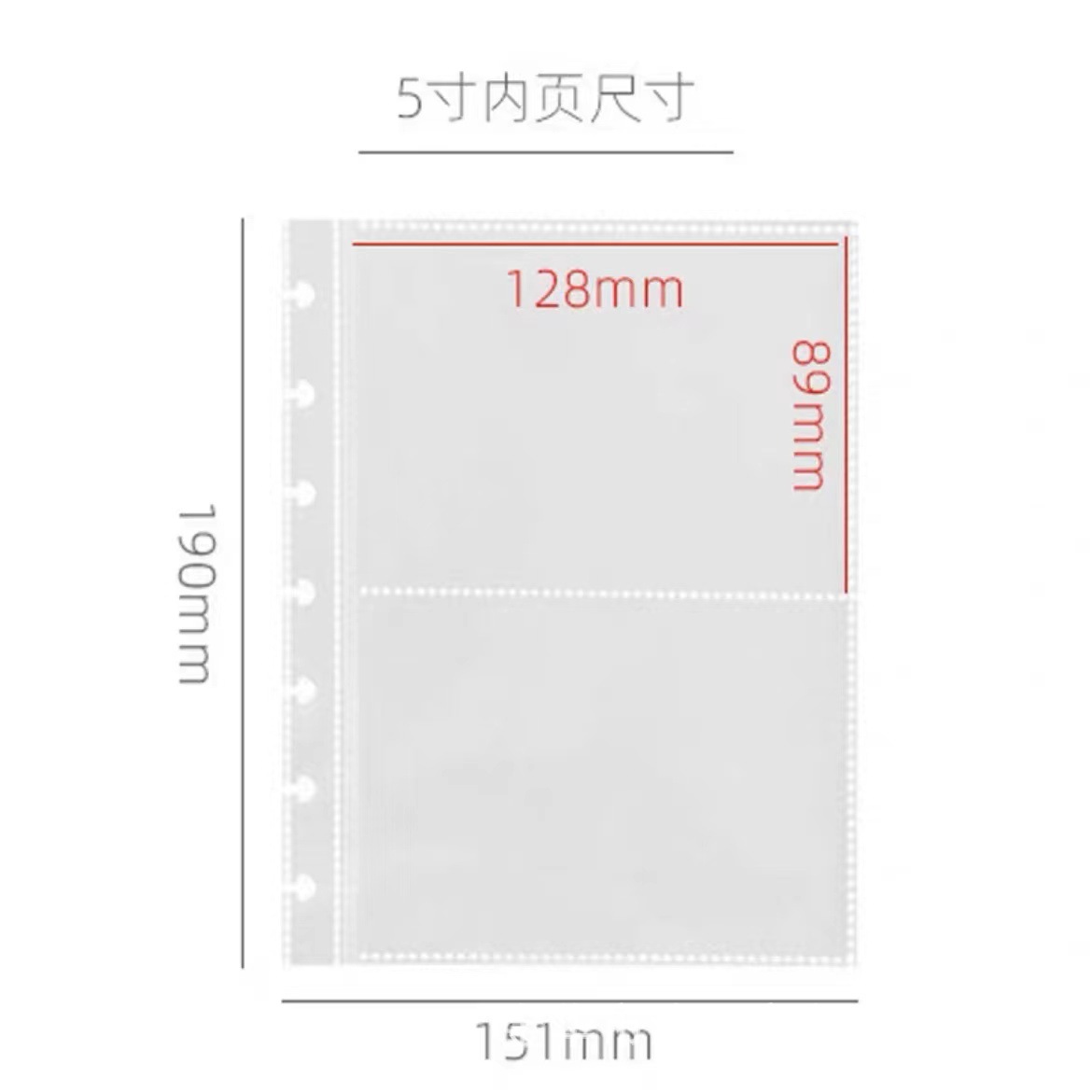 收纳蘑菇孔卡册纯色3寸拍立得照片收纳册明信片追星女孩小卡相册详情1