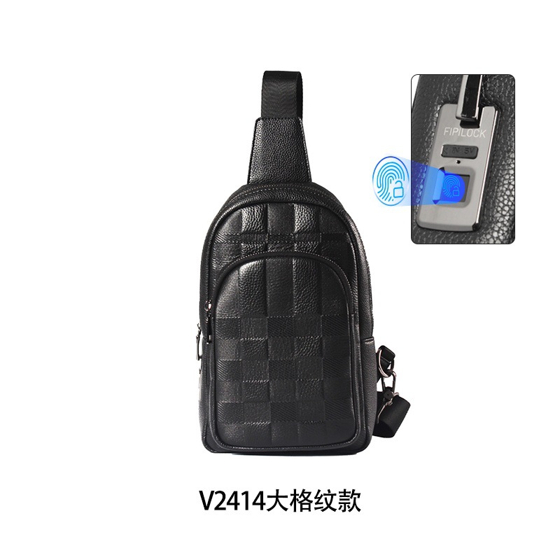 2414 블랙 라지 체크 무늬