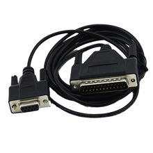 D-SUB RS232 DB 9pin母转DB 25pin公头串口数据线 到螺丝 DB15