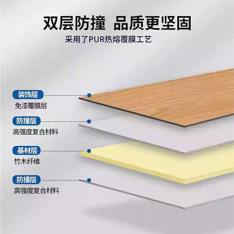 Антиударная настенная панель, шпон дерева с карбоновым кристаллом, бесшовная панель для ТВ-фона и декора стен