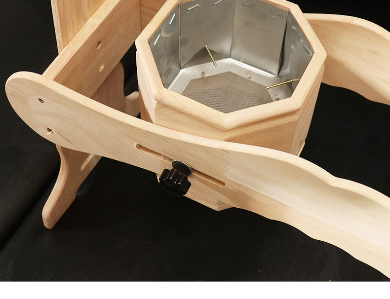 Wooden Moxibustion Box for Women Breast Area Warming Tool with Smoke Filter Cover Portable Ai Jiu specifications