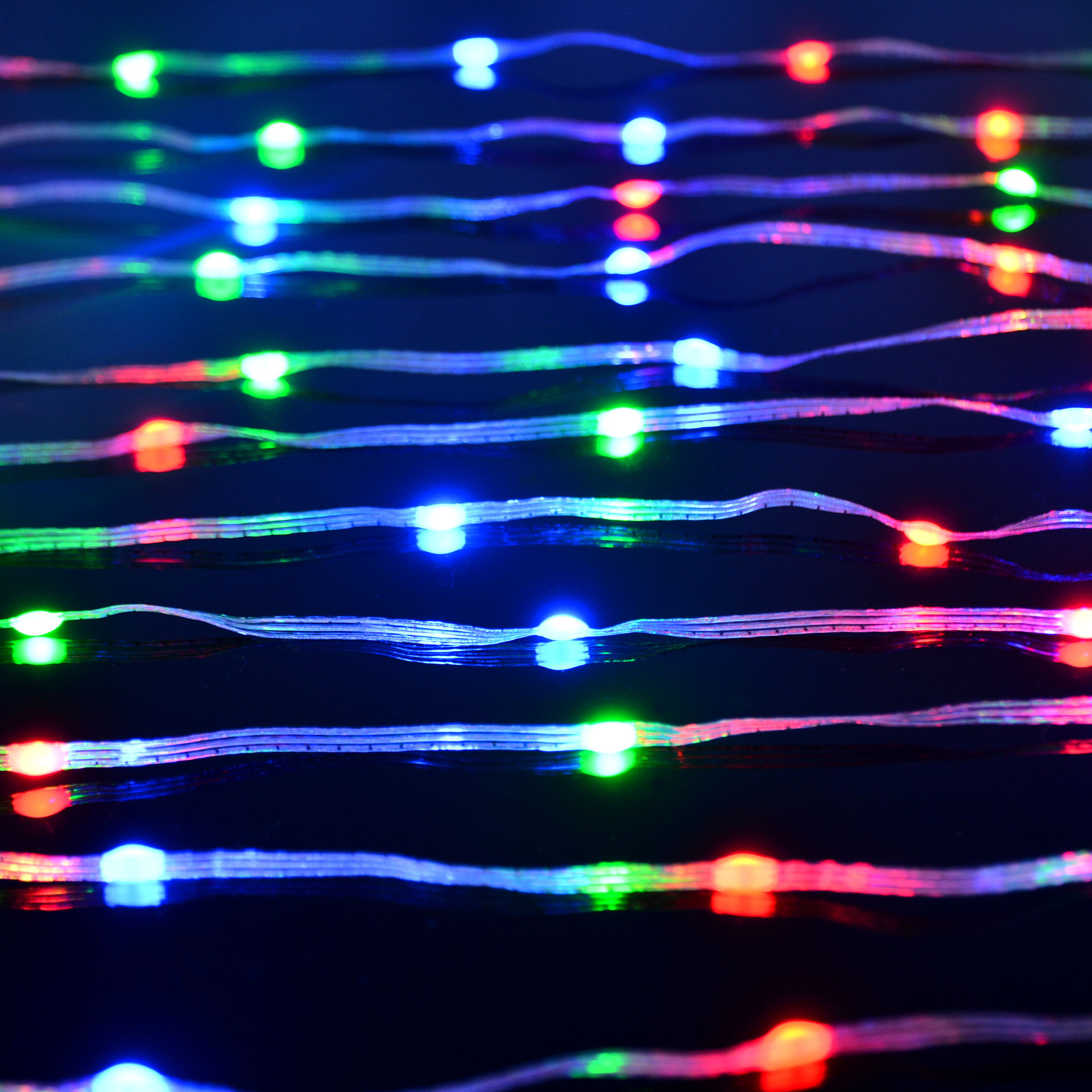 智能LED窗帘灯 卧室房间装饰 APP控制多功能模式 彩色氛围灯串