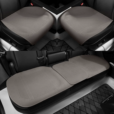 New Model – Seat cushion, seat cover - type-a-thin-padded-deerskin-velvet-high-grade-gray-three-piece-suit