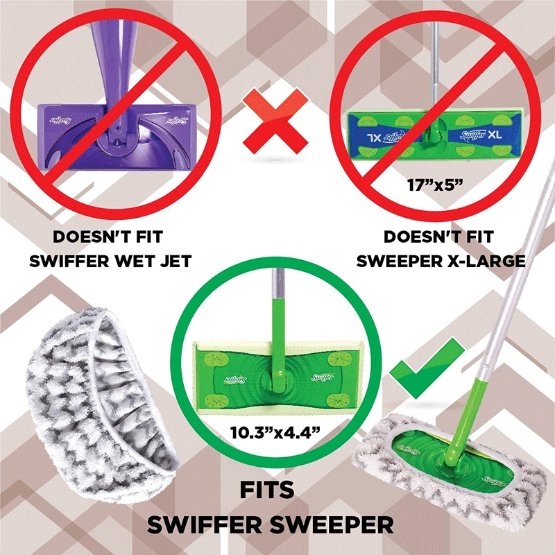 Адаптированная Swiffer Sweeper планшетная тряпка накрытие влажной и мокрой тряпки
